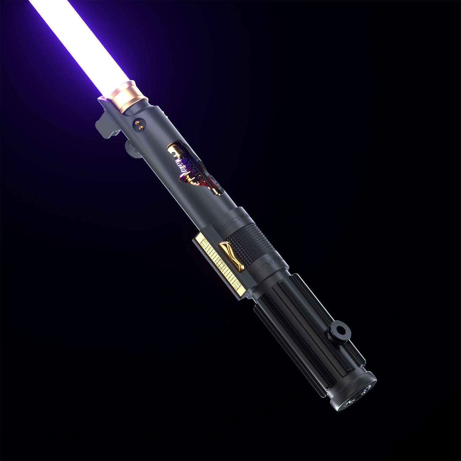 Fallen Knight Black (Exposed Spinning Crystals)