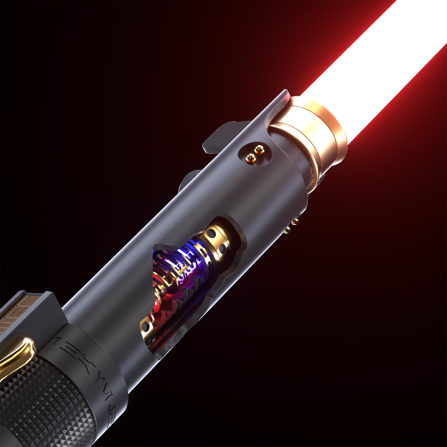 Fallen Knight Black (Exposed Spinning Crystals)