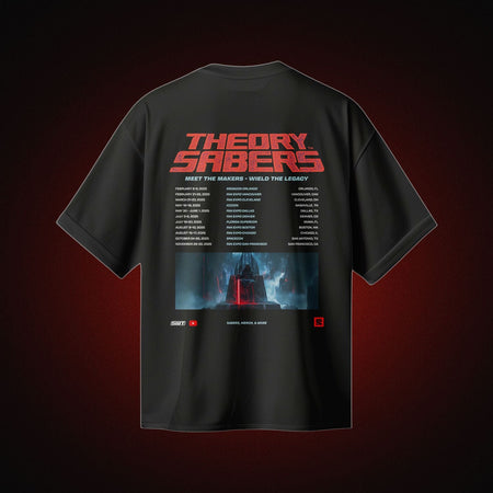 2025 Tour T-Shirt Black - Theory Sabers