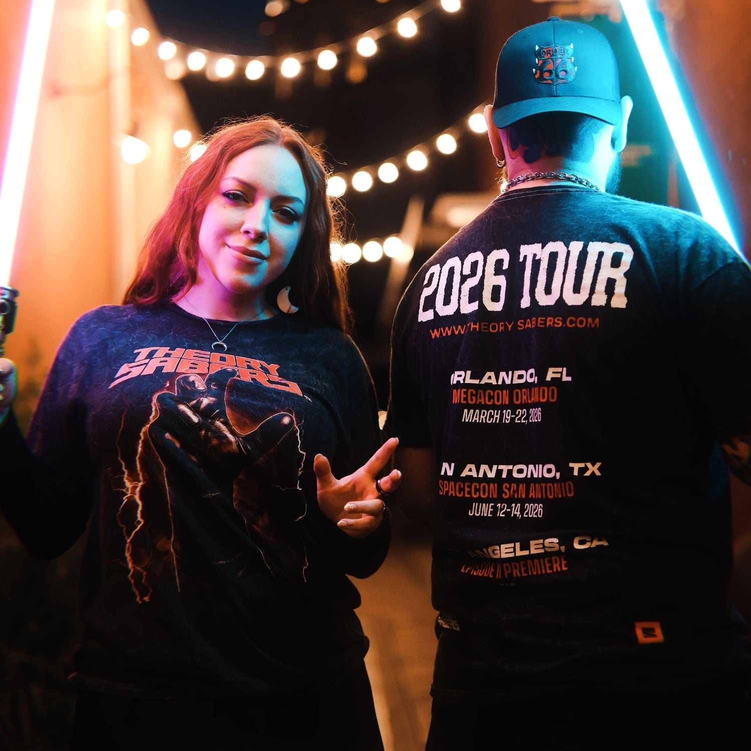 2025 Tour T-Shirt Black - Theory Sabers™