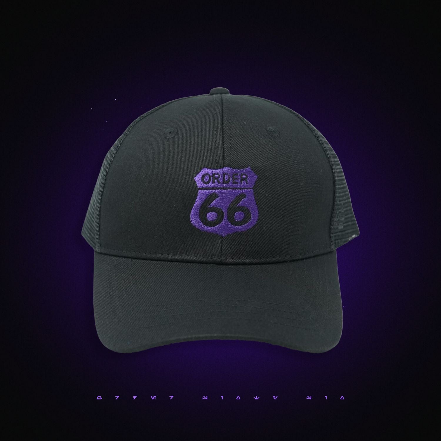 Order 66 Hat Classic with Purple Logo