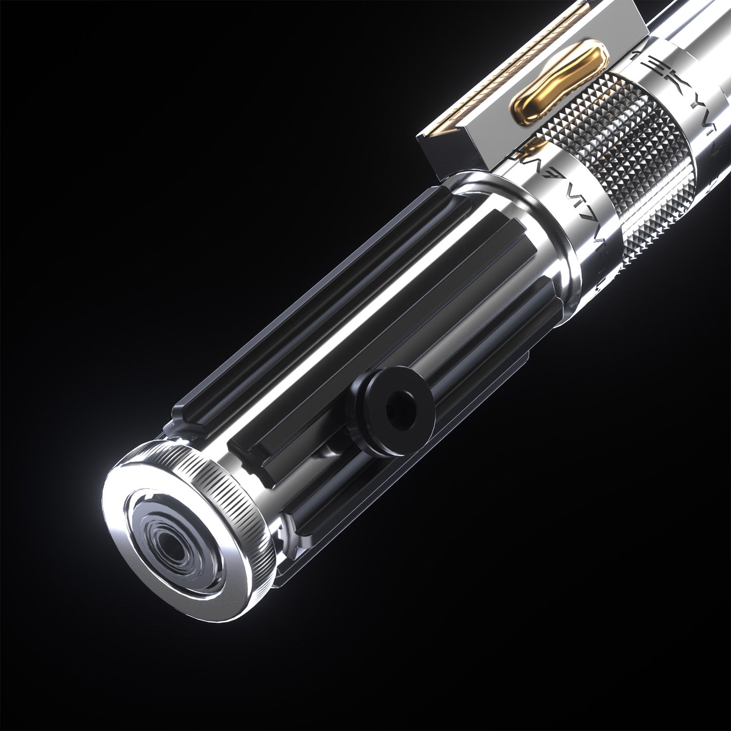 Fallen Knight Silver (Exposed Spinning Crystals)