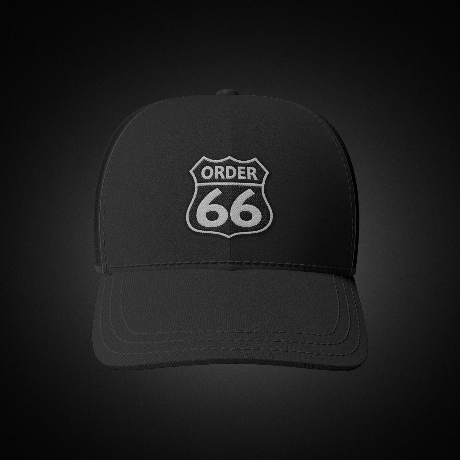 Order 66 Hat Modern with Grey Logo