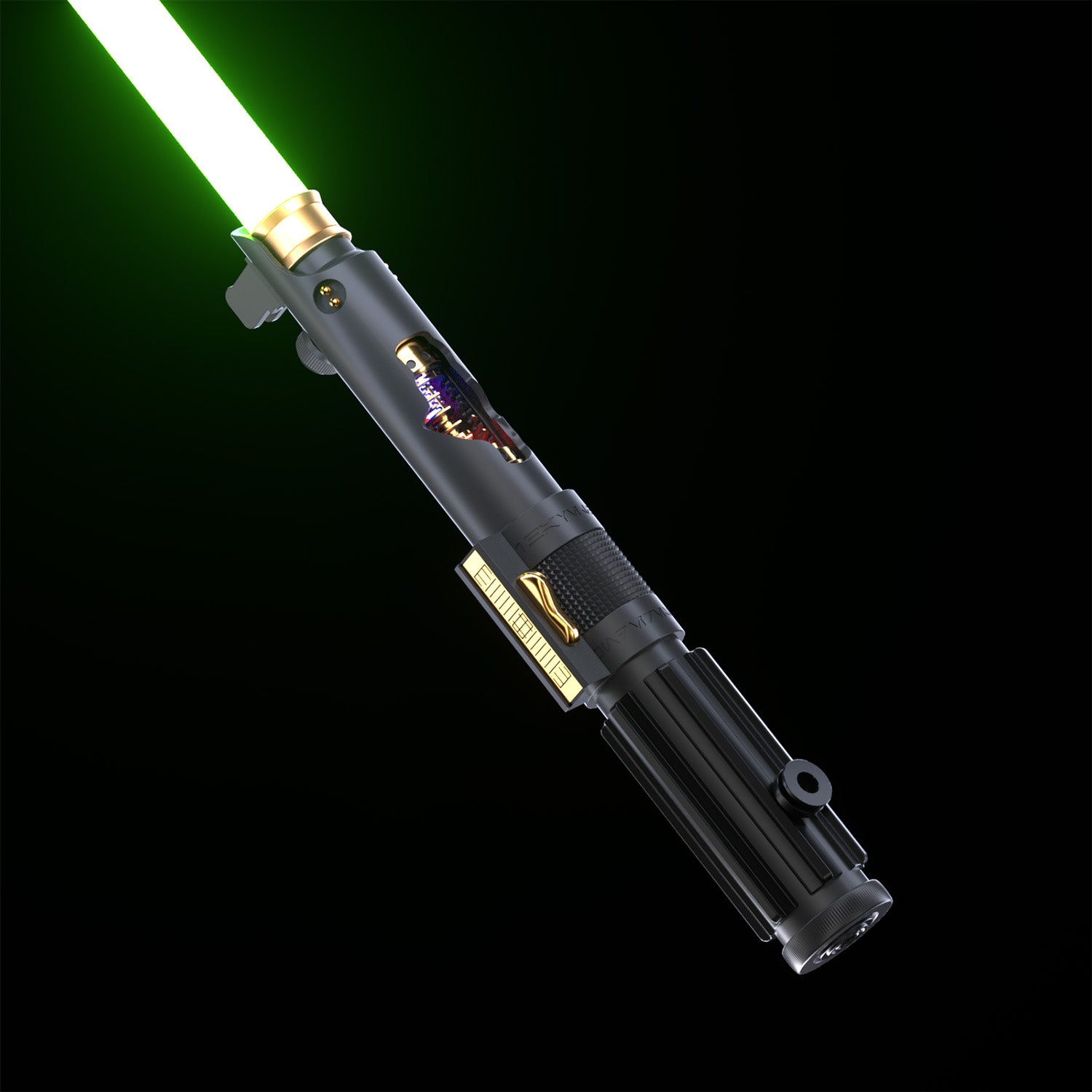 Fallen Knight Black (Exposed Spinning Crystals)