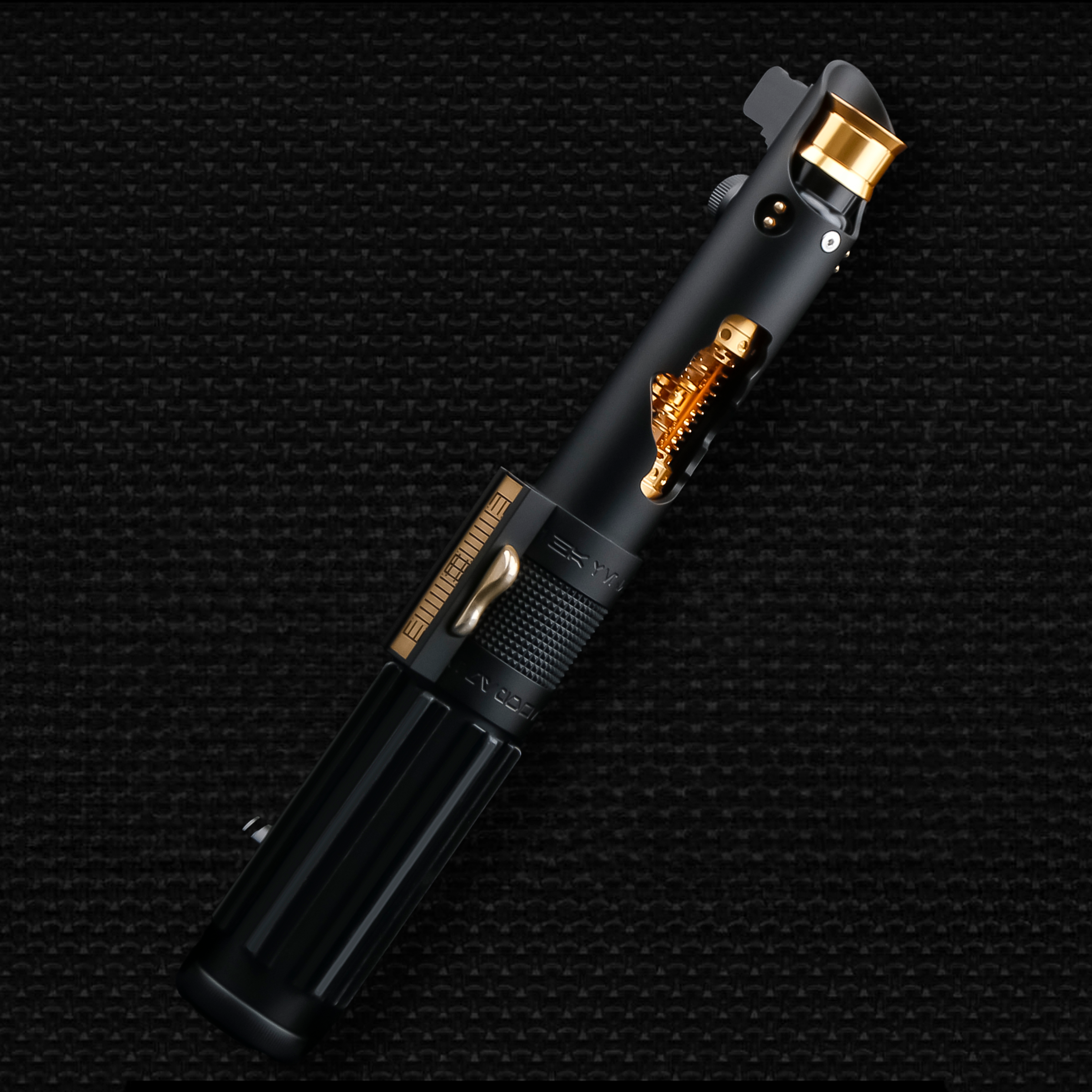 Fallen Knight Black (Exposed Spinning Crystals)