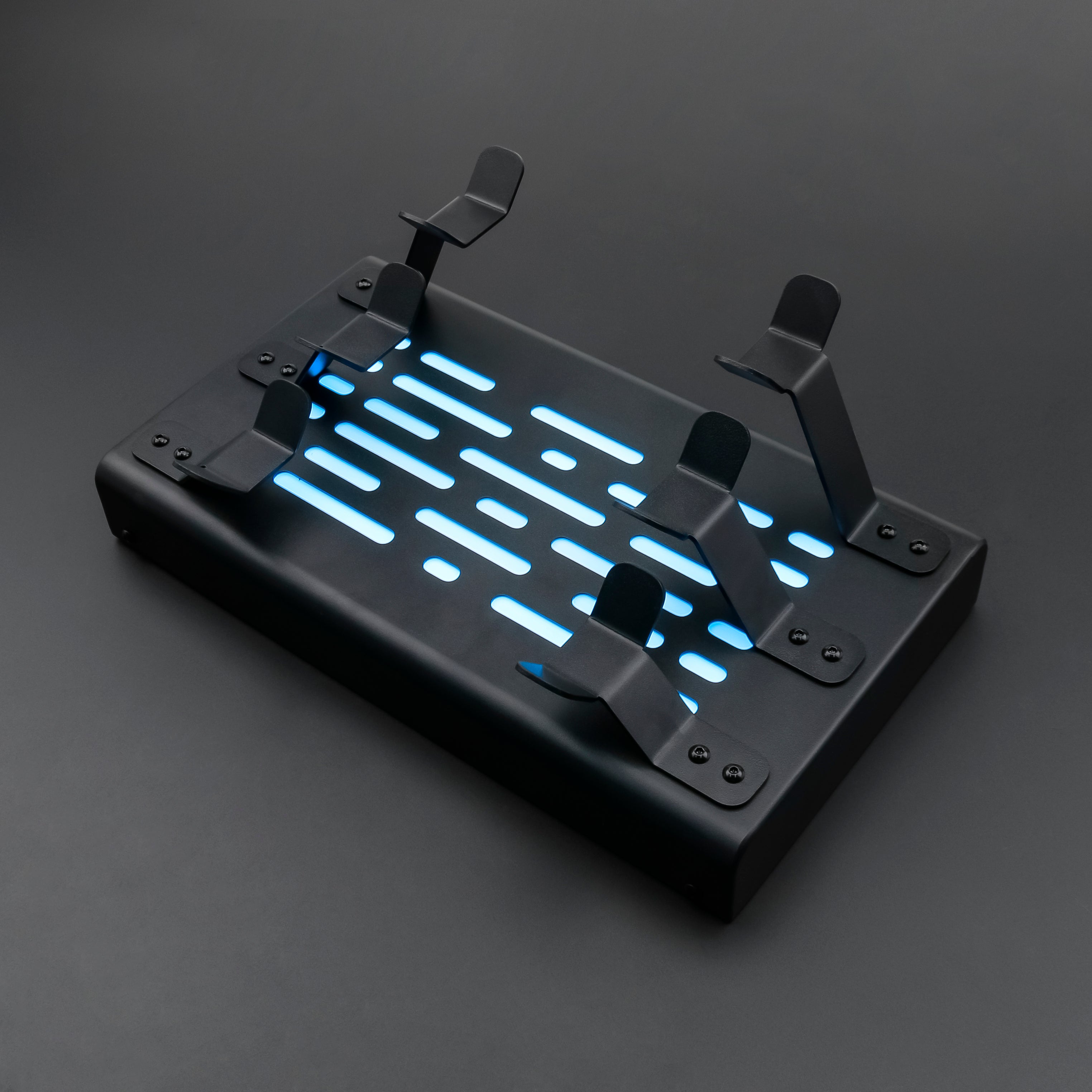 Light Up Metal Triple Saber Stand Display (Holds 3 Sabers RGB)