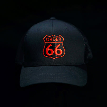 Order 66 Hat Modern with Red Logo