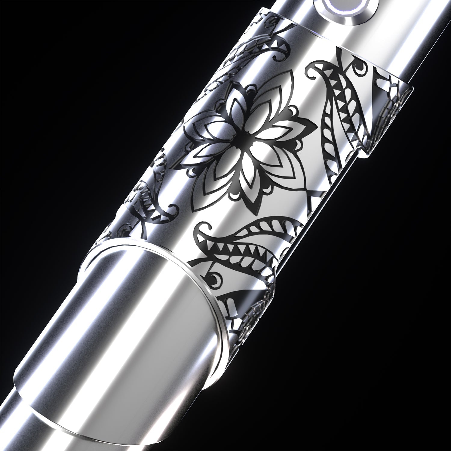 Bullet Floral - Silver-Black - Theory Sabers