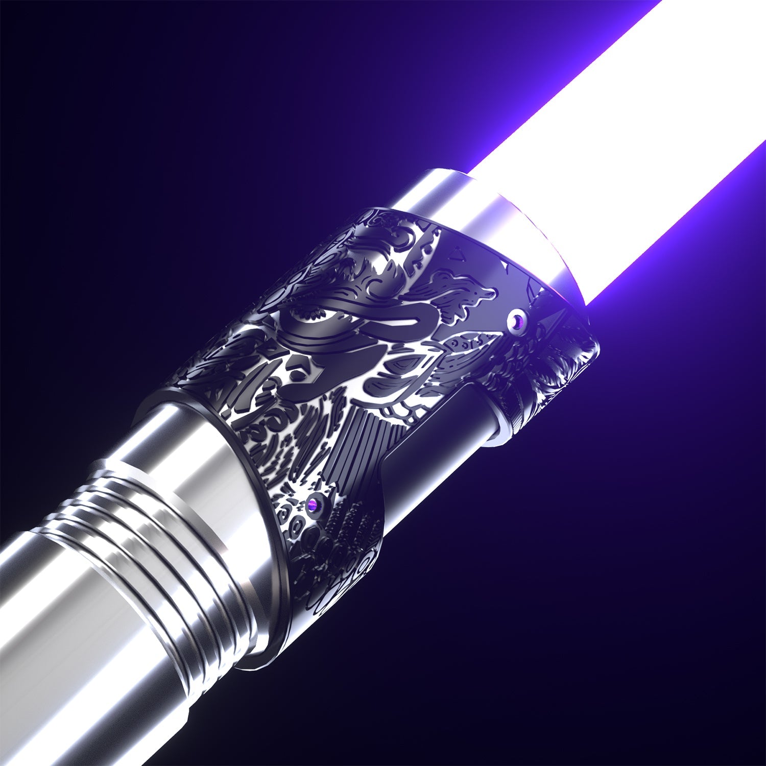 Bullet Floral - Silver-Black - Theory Sabers