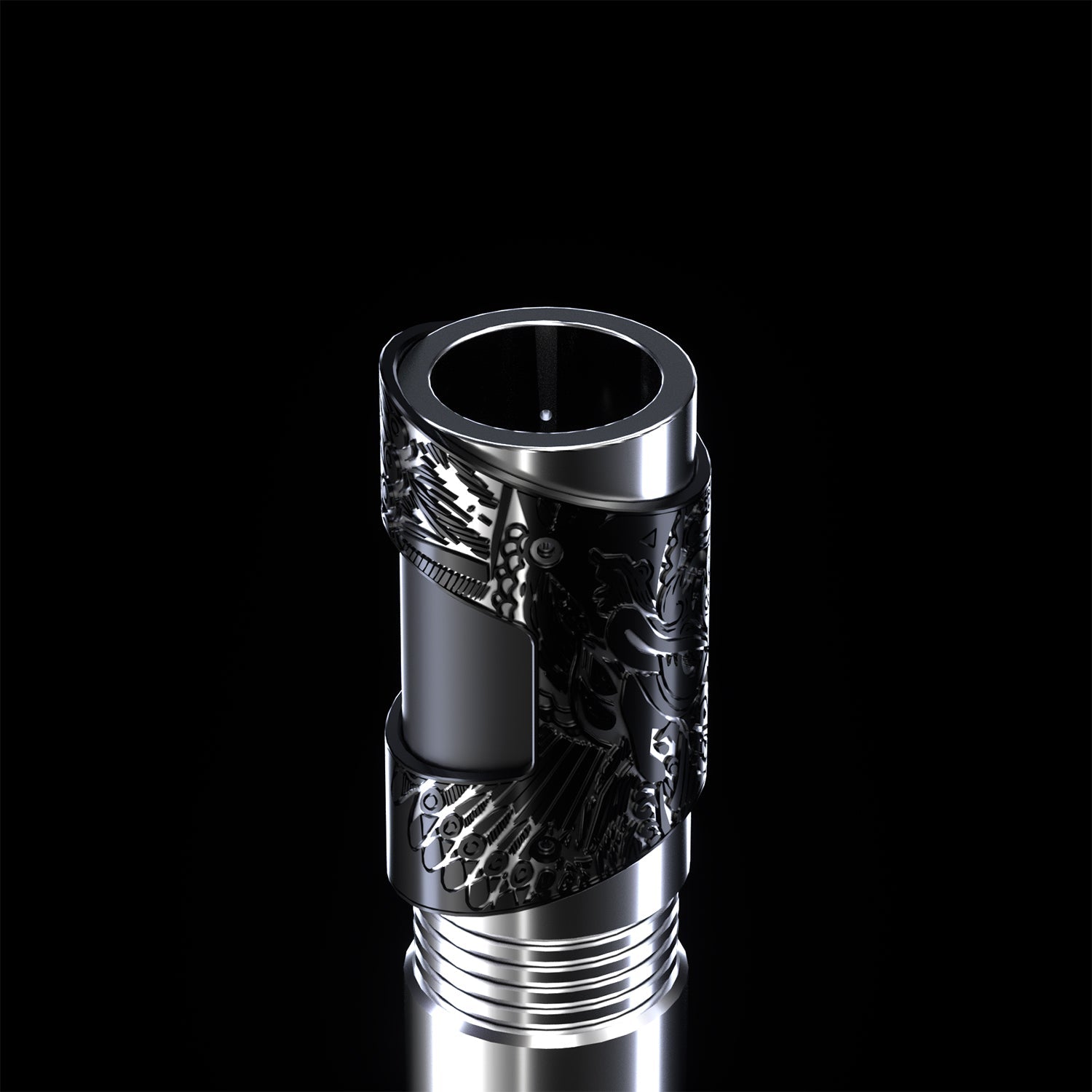 Bullet Floral - Silver-Black - Theory Sabers
