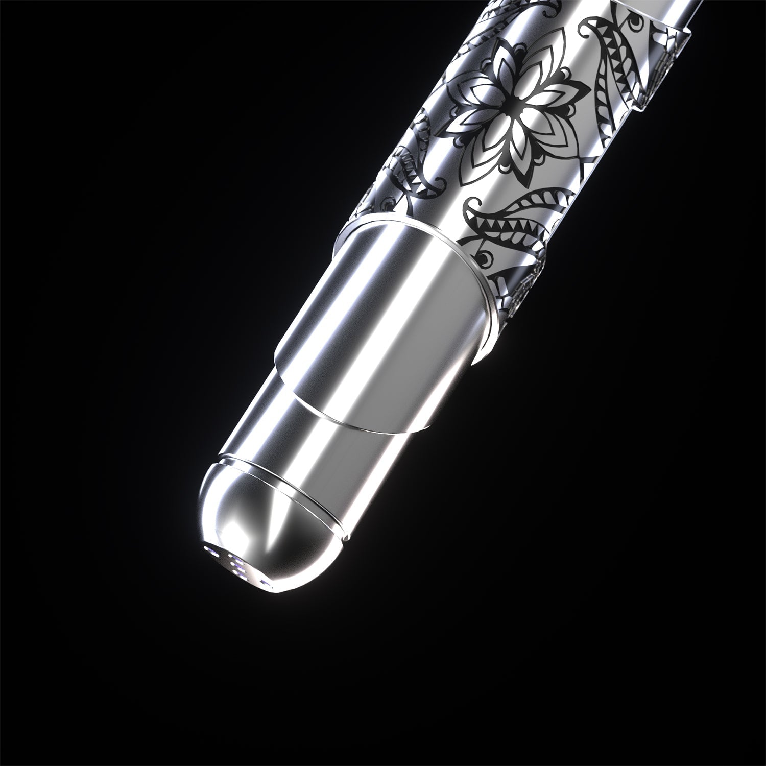 Bullet Floral - Silver-Black - Theory Sabers