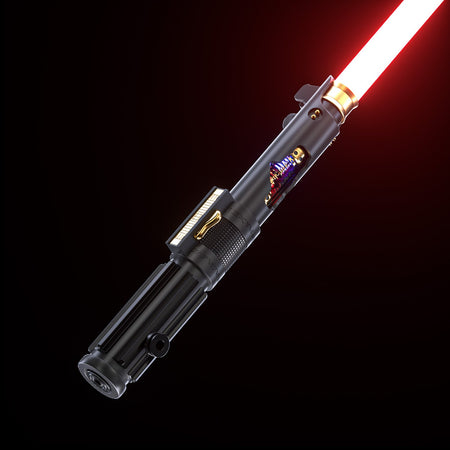 Fallen Knight Black (Exposed Spinning Crystals) - Theory Sabers