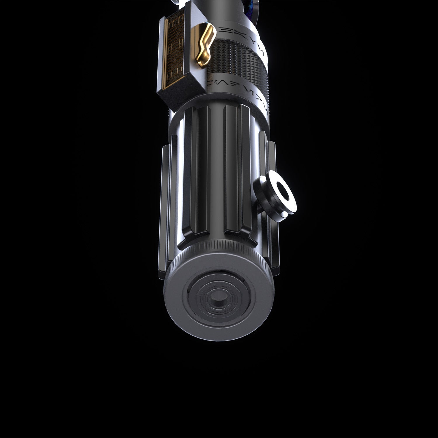 Fallen Knight Black (Exposed Spinning Crystals) - Theory Sabers