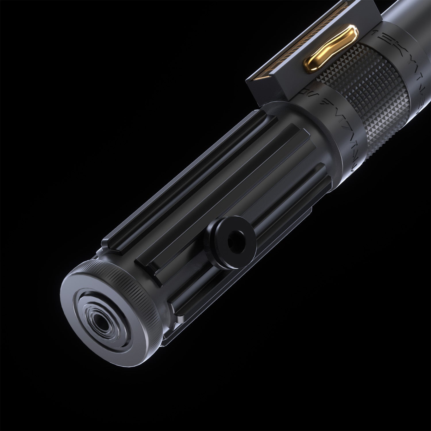 Fallen Knight Black (Exposed Spinning Crystals) - Theory Sabers