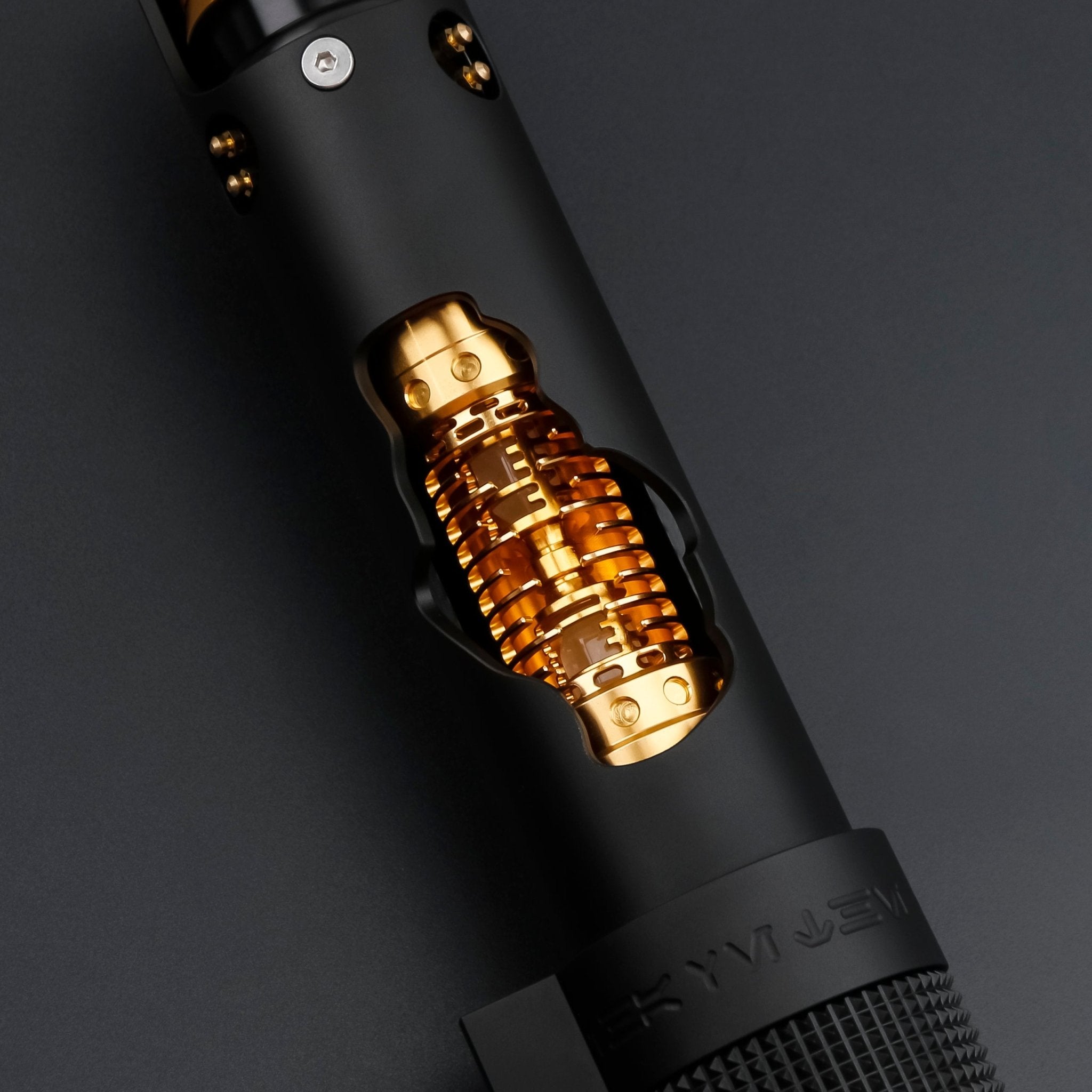 Fallen Knight Black (Exposed Spinning Crystals) - Theory Sabers