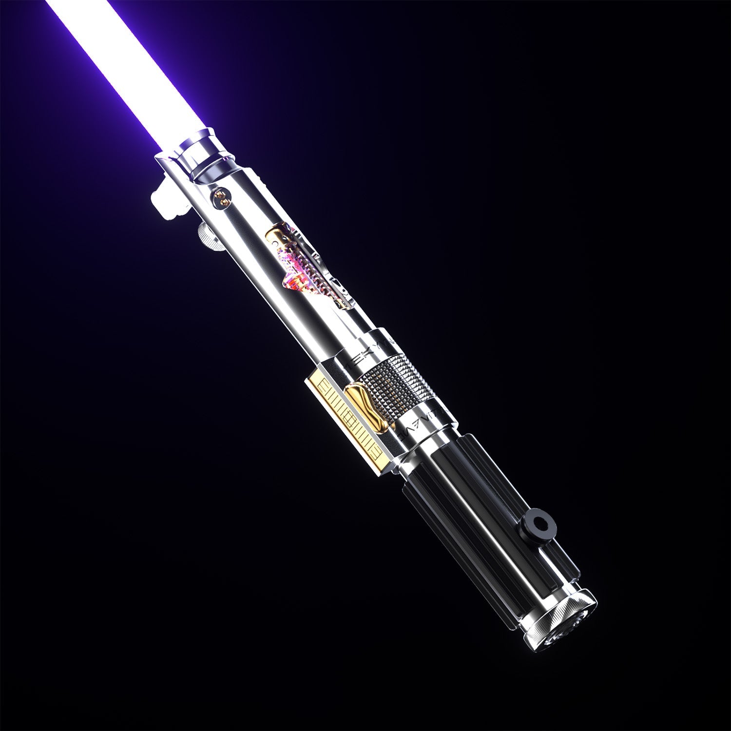 Fallen Knight Silver (Exposed Spinning Crystals) - Theory Sabers