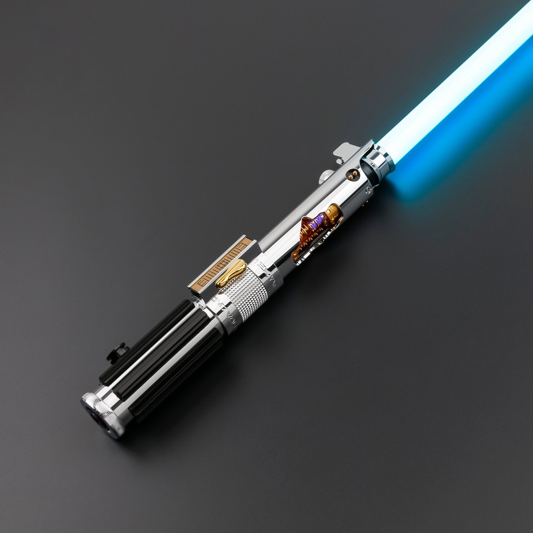 Fallen Knight Silver (Exposed Spinning Crystals) - Theory Sabers
