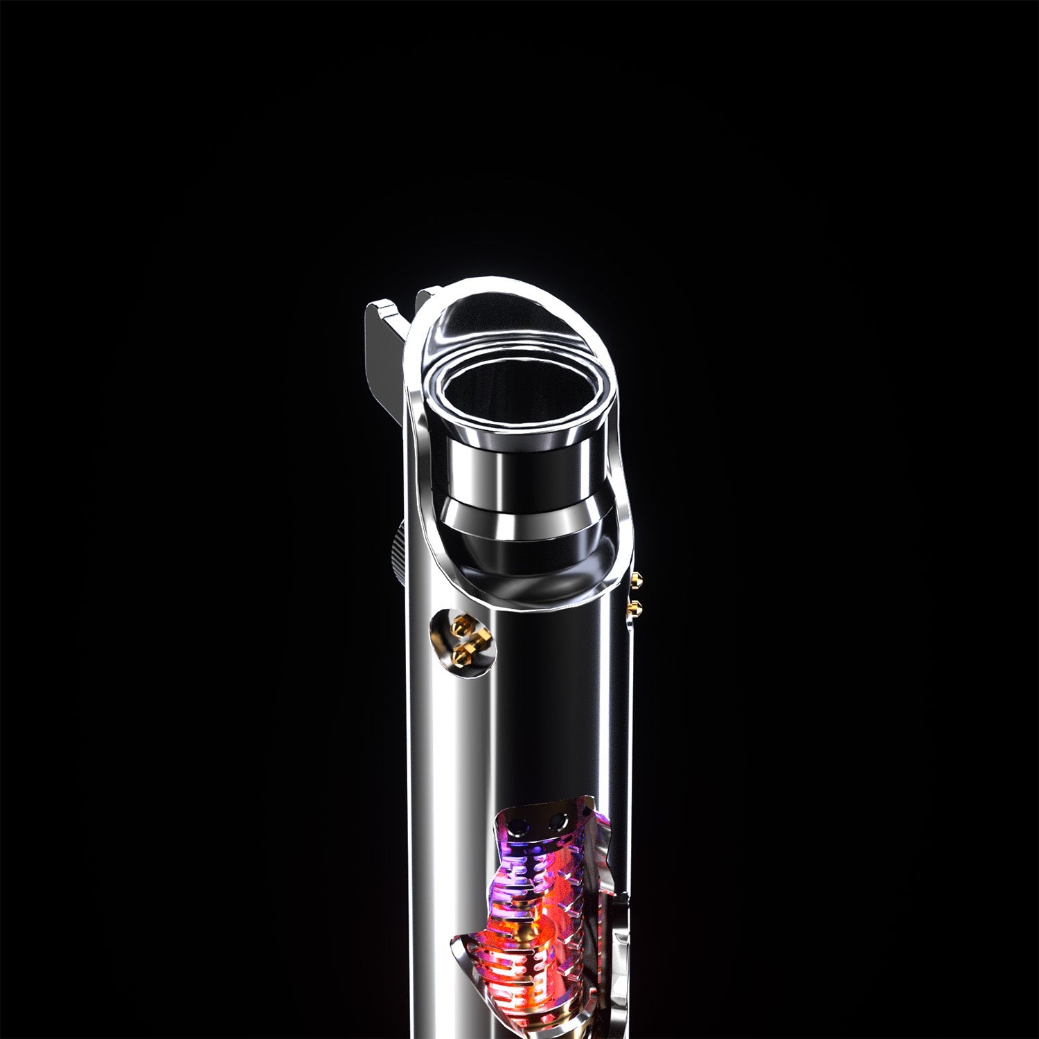 Fallen Knight Silver (Exposed Spinning Crystals) - Theory Sabers