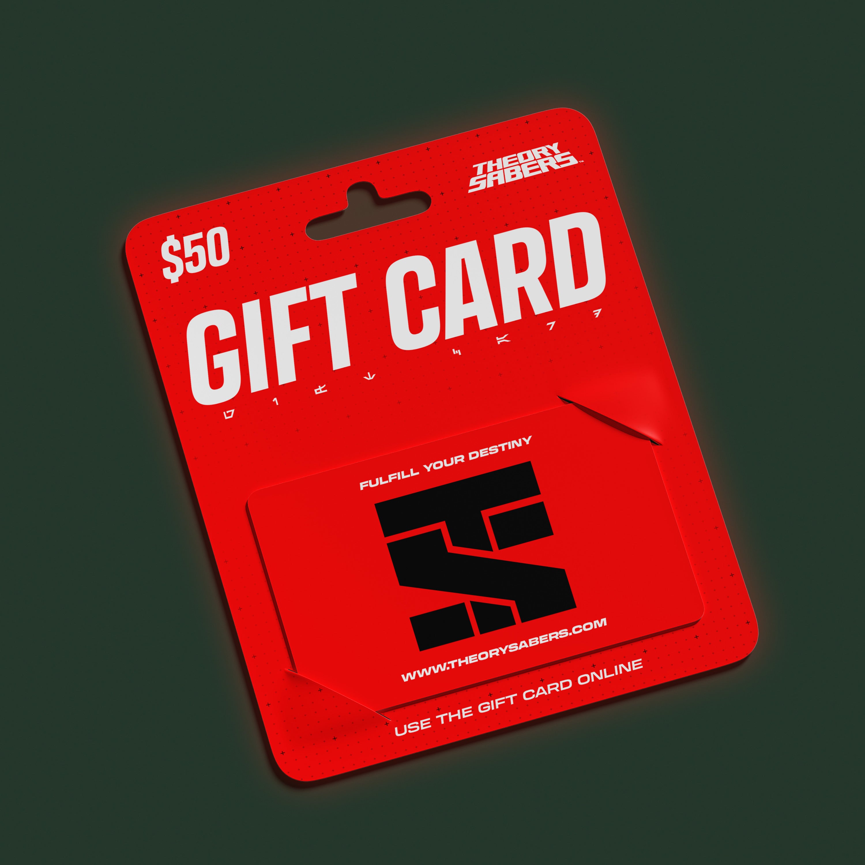Theory Sabers Gift Card
