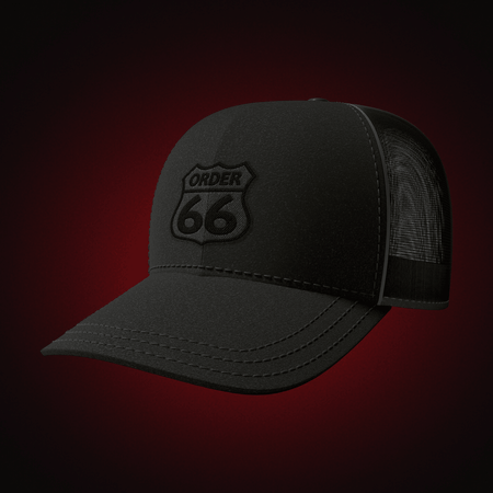 Order 66 Hat Modern with Black Logo - Theory Sabers