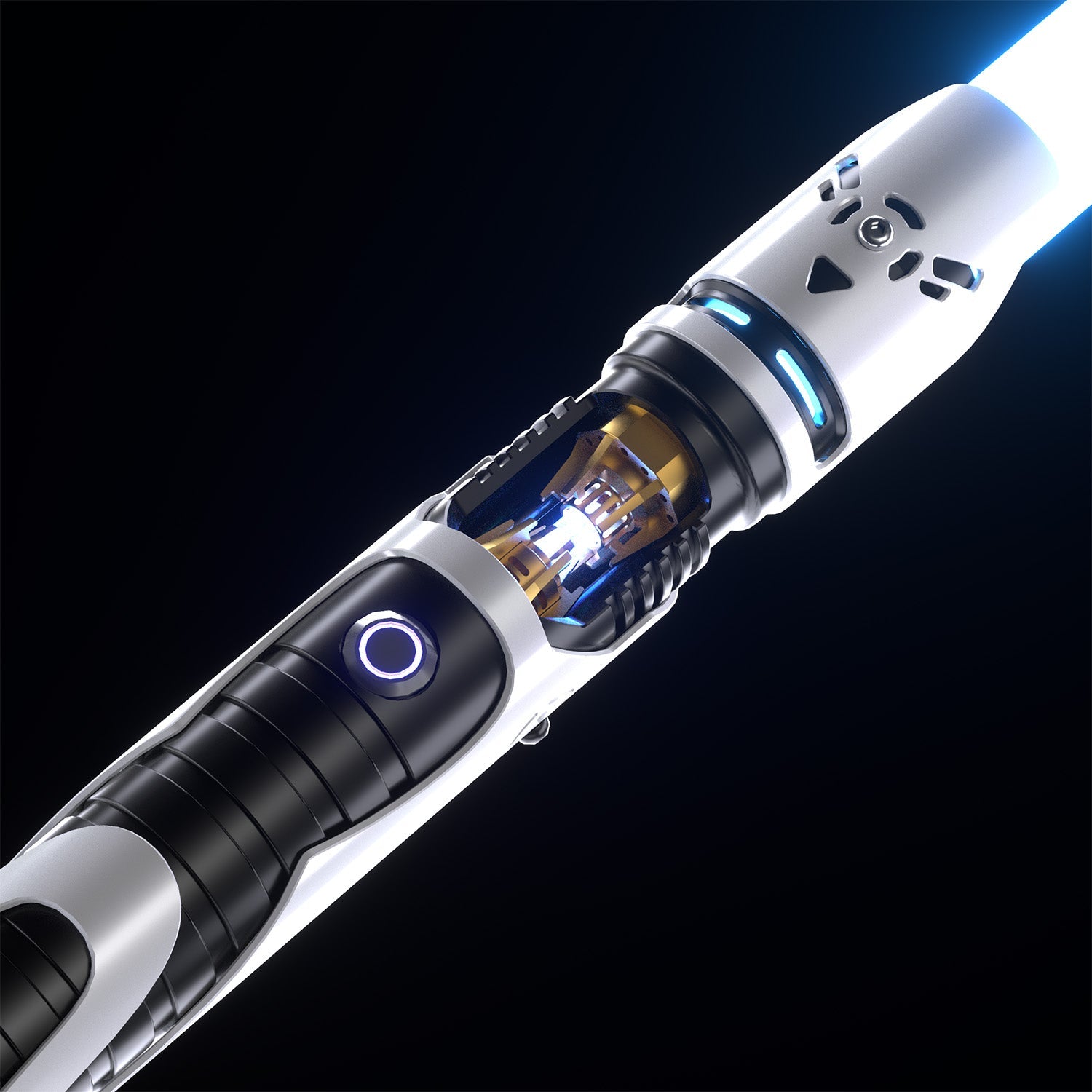Soldier V2 White (Visible Crystal) - Theory Sabers