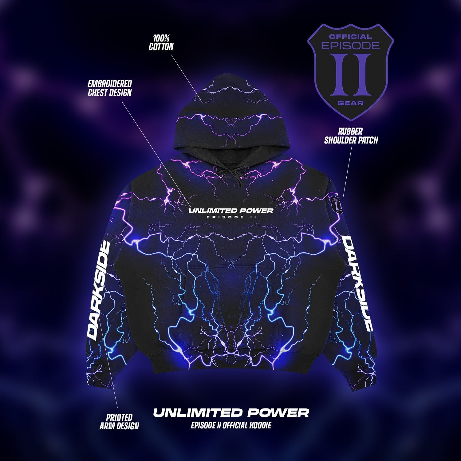 Unlimited Power Episode II Hoodie - Theory Sabers