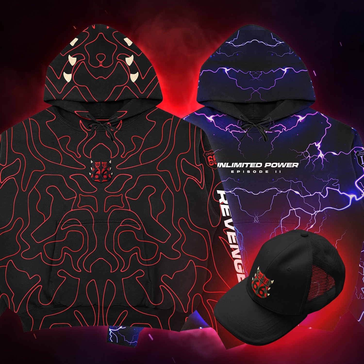 Unlimited Revenge 2x Hoodie Bundle FREE Hat